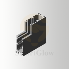 Extremely Narrow Magnetic Track for Lighting Accessories Vertical Angle