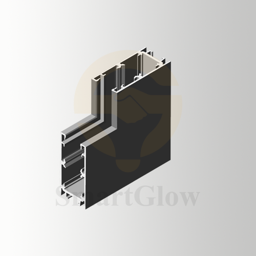 Extremely Narrow Magnetic Track for Lighting Accessories Vertical Angle