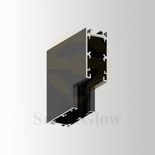 Extremely Narrow Magnetic Track for Lighting Accessories Vertical Angle