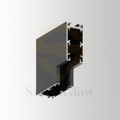Extremely Narrow Magnetic Track for Lighting Accessories Vertical Angle