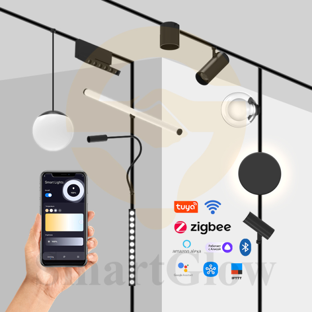 【SG05-RL20】Extremely Narrow 24° Beam Angle Magnetic Track Reading Lights For Living Room