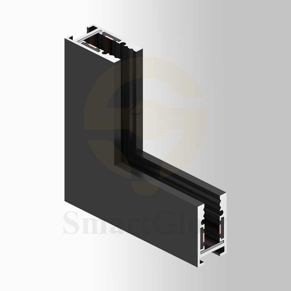24V Extremely Narrow Magnetic Track for Lighting Accessories Vertical Angle