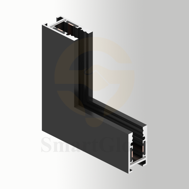24V Extremely Narrow Magnetic Track for Lighting Accessories Vertical Angle