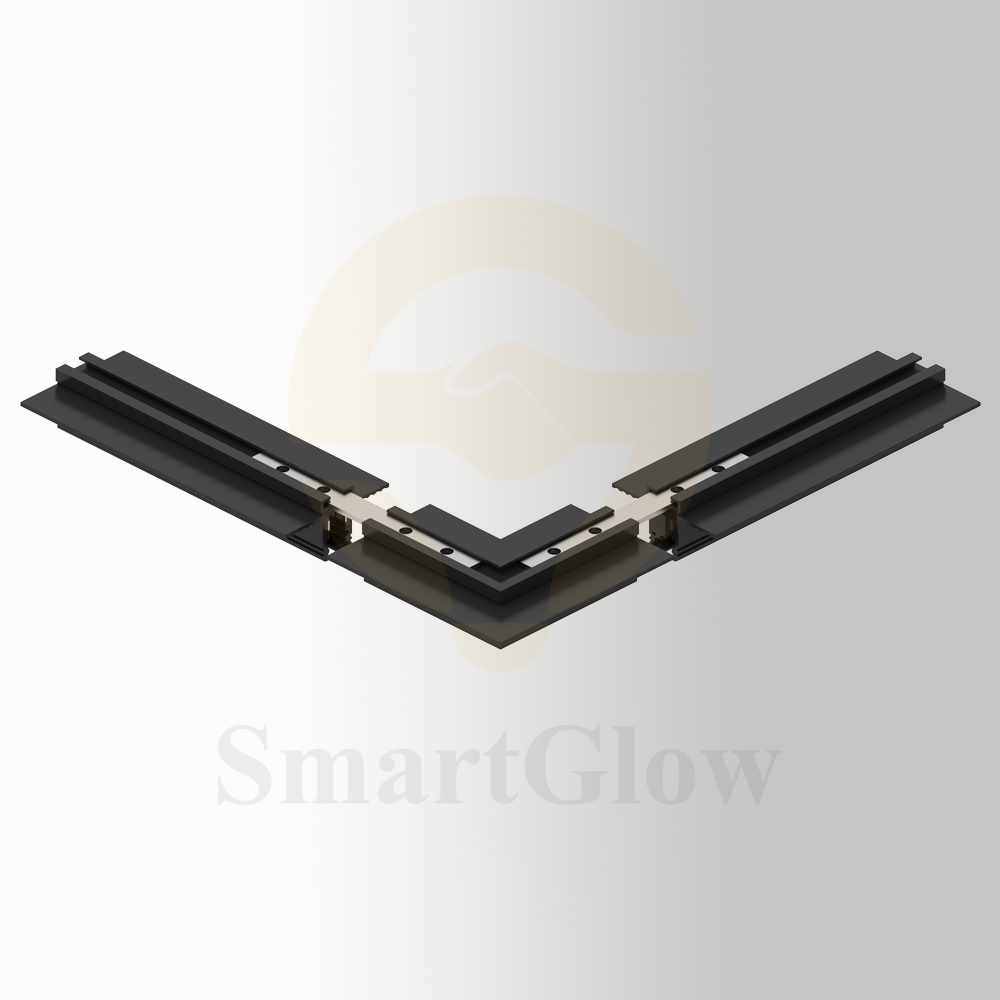 24V Interior decoration 10mm track Magnetic Track kits Horizontal Angle
