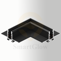 24V Interior decoration 10mm track Magnetic Track kits Horizontal Angle