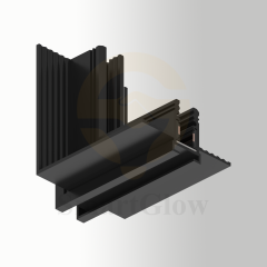 Interior decoration 5mm track Magnetic Track kits Horizontal Angle