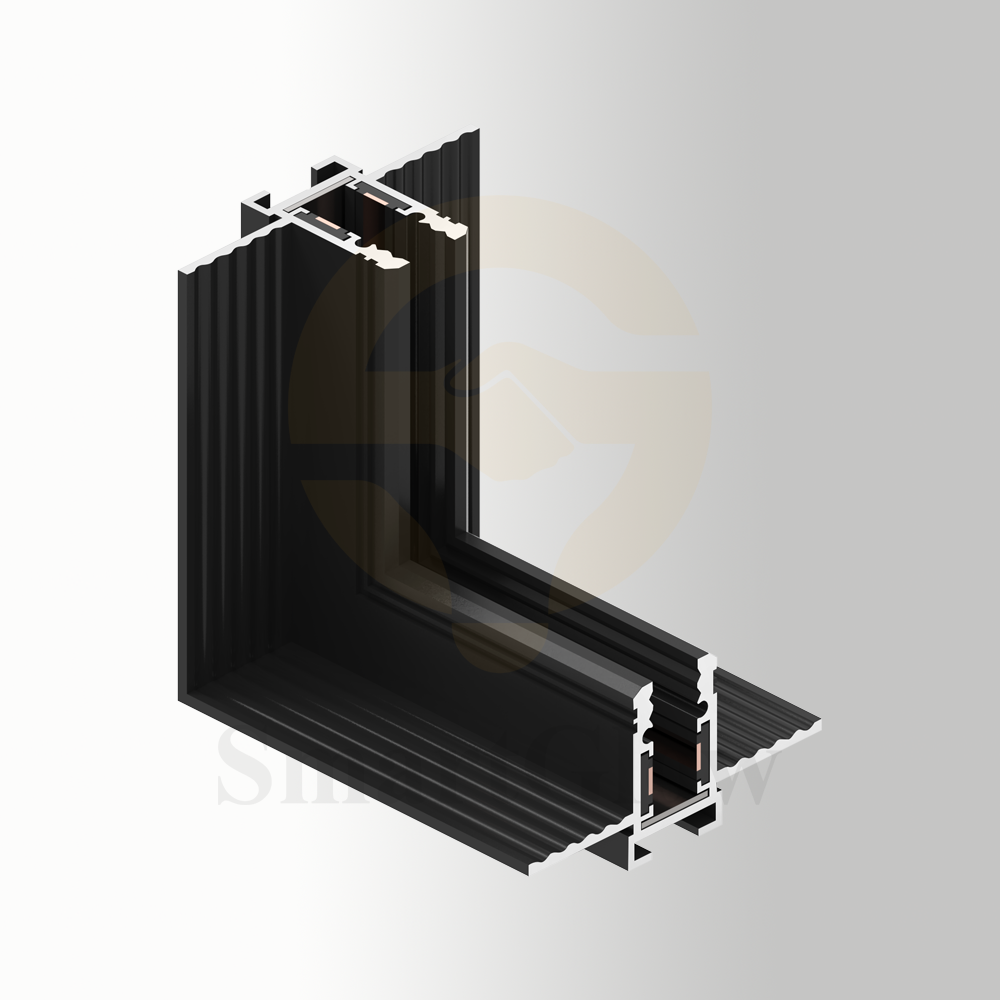 Interior decoration 5mm track Magnetic Track kits Horizontal Angle