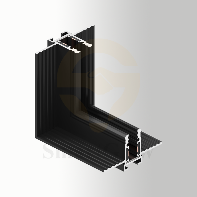 Interior decoration 5mm track Magnetic Track kits Horizontal Angle