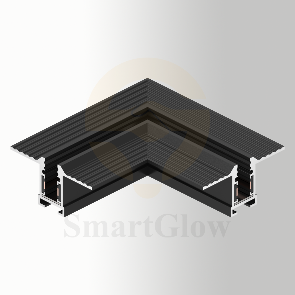 Interior decoration 5mm track Magnetic Track kits Horizontal Angle