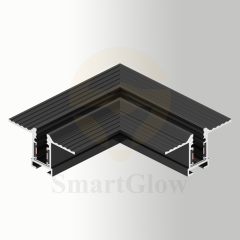 Interior decoration 5mm track Magnetic Track kits Horizontal Angle