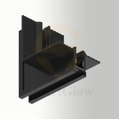 24V Aluminum Narrow Smart Remote Led Magnetic Track Vertical Angle