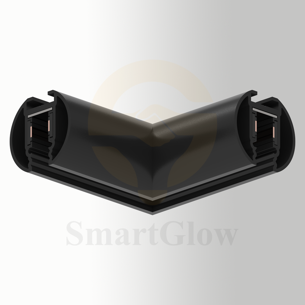 Interior decoration 5mm track Ceiling Magnetic Track kits Horizontal Angle