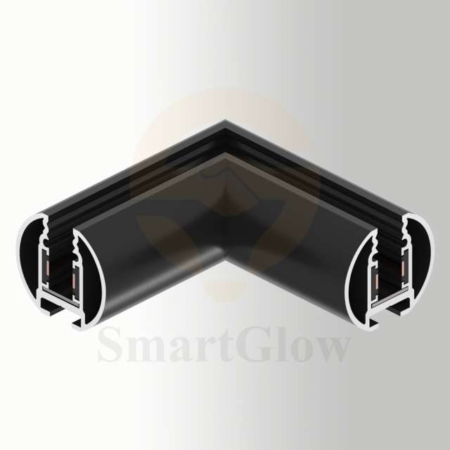 Interior decoration 5mm track Ceiling Magnetic Track kits Horizontal Angle
