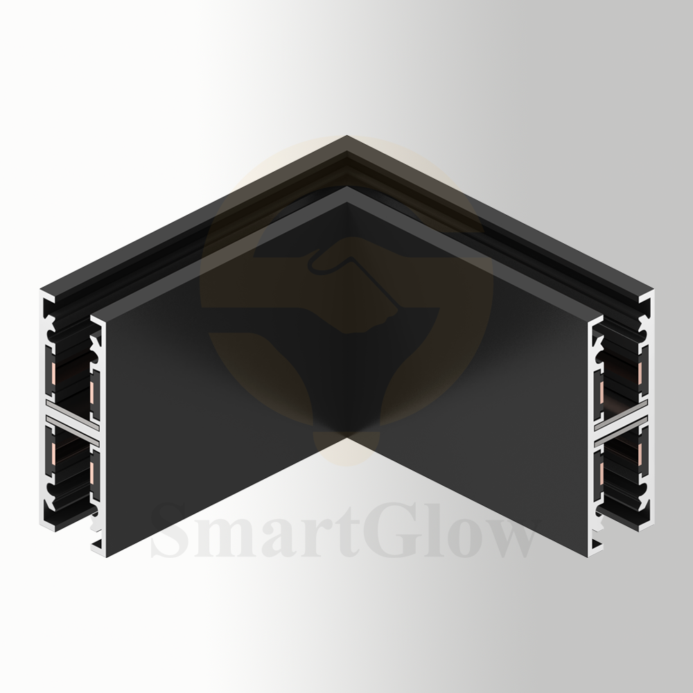 5mm Extremely Narrow Recessed Magnetic LED Track Lighting Accessories Horizontal Angle