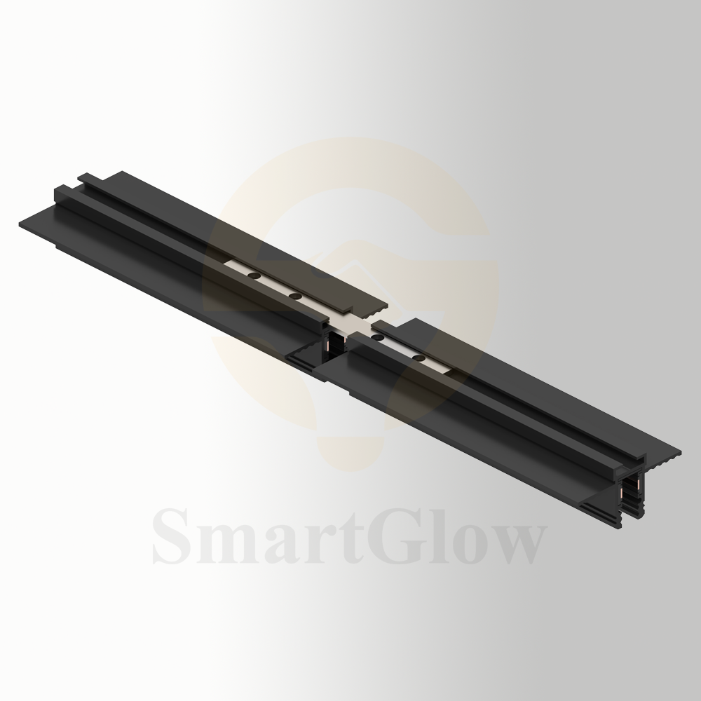 24V Aluminum Extremely Narrow Smart Remote Led Recessed Magnetic Track System