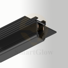 24V Aluminum Extremely Narrow Smart Remote Led Recessed Magnetic Track System