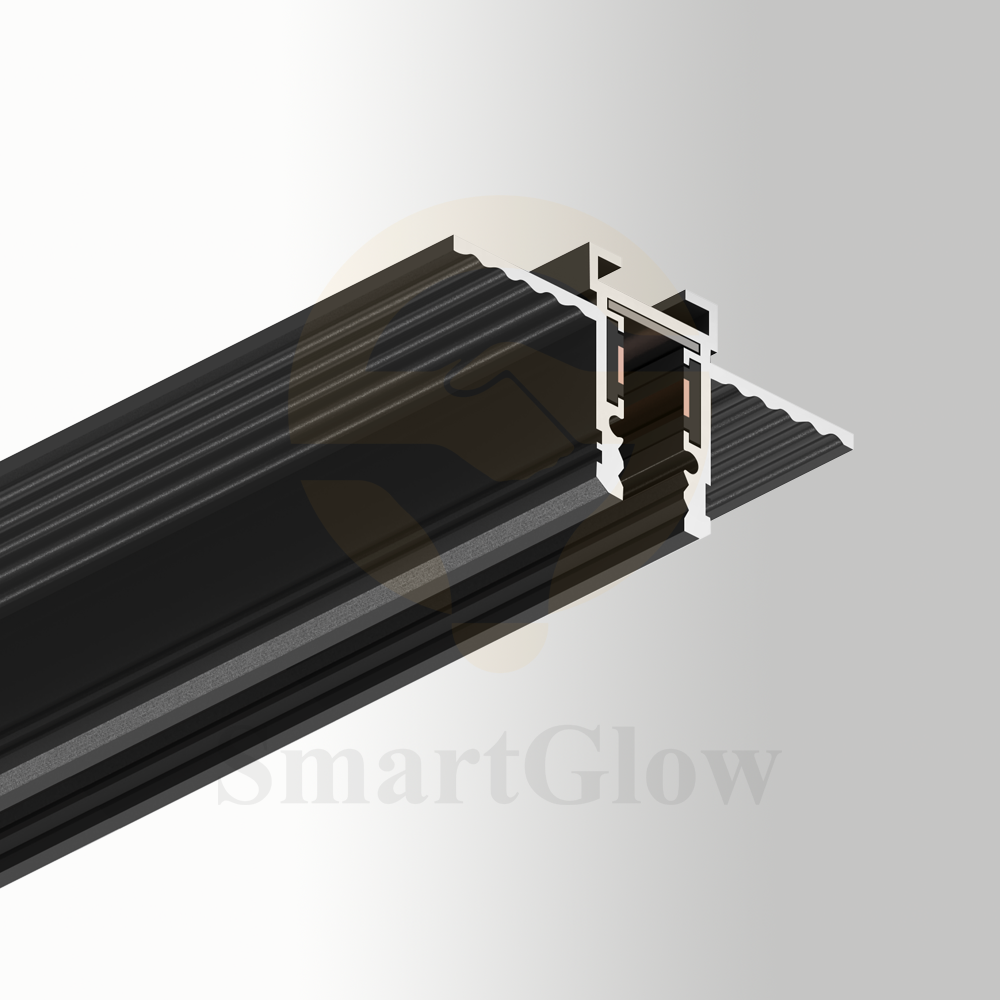 24V Aluminum Extremely Narrow Smart Remote Led Recessed Magnetic Track System
