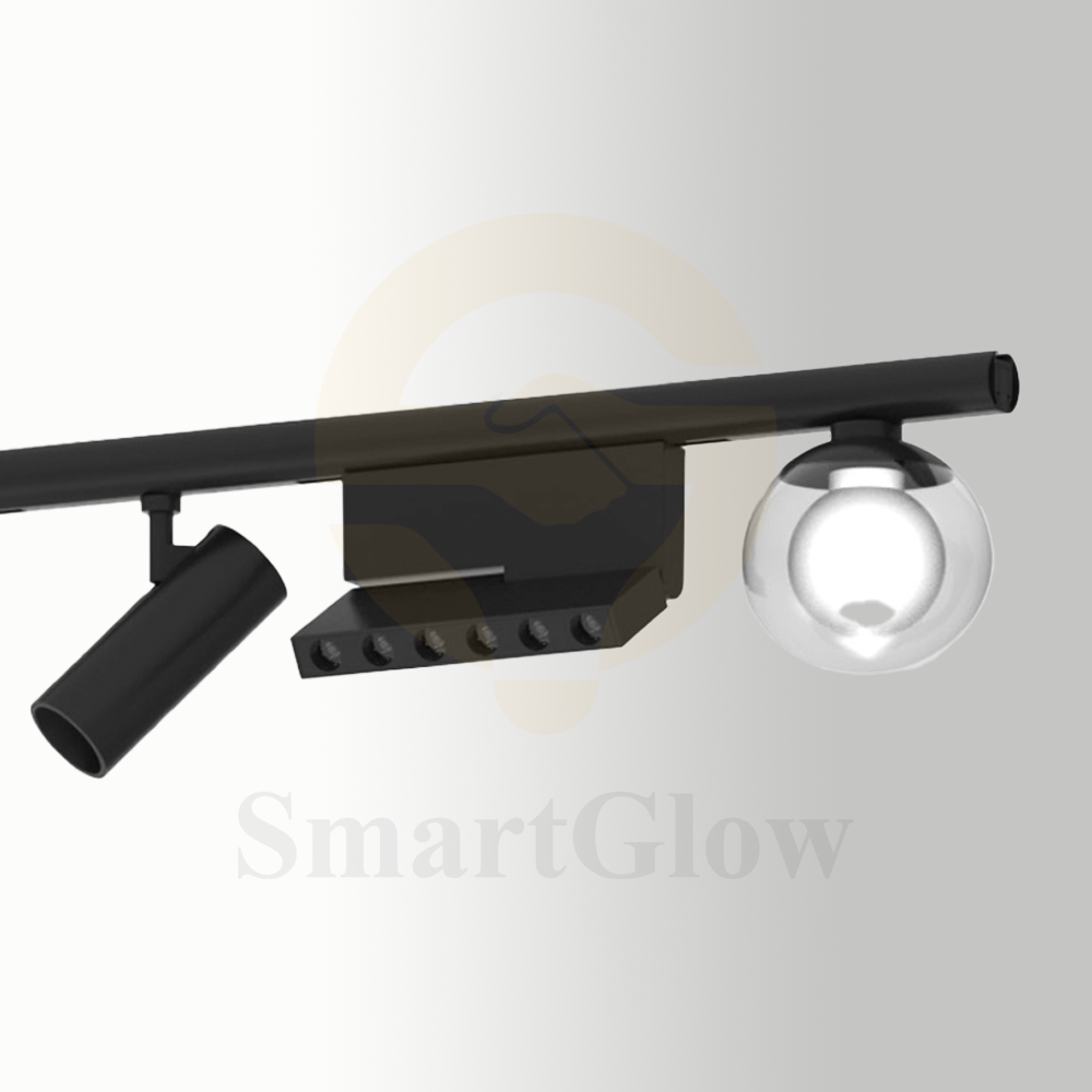 5mm Extremely Narrow dimmable Embedded Ceiling Magnetic Track Lighting System
