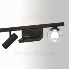 5mm Extremely Narrow dimmable Embedded Ceiling Magnetic Track Lighting System
