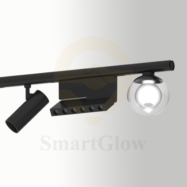 5mm Extremely Narrow dimmable Embedded Ceiling Magnetic Track Lighting System