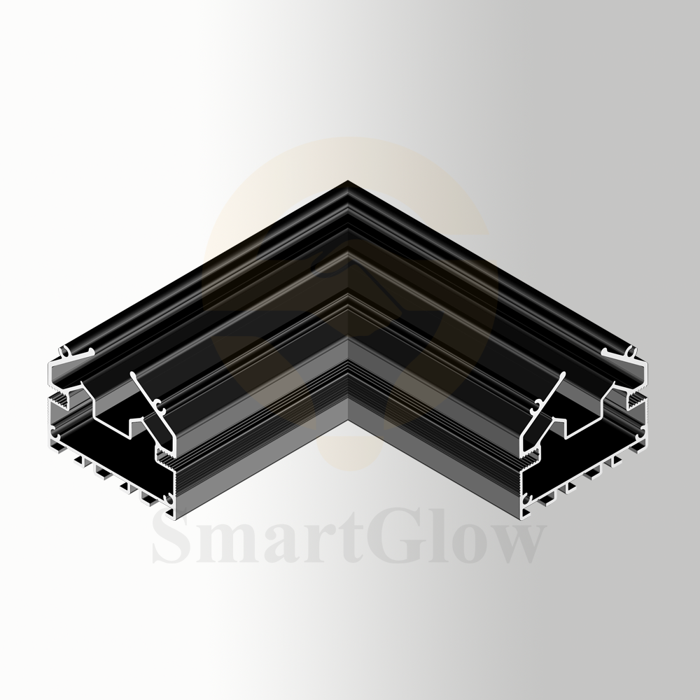 5mm Ultra Narrow Intelligent Magnetic Corner Track Lighting Horizontal Angle