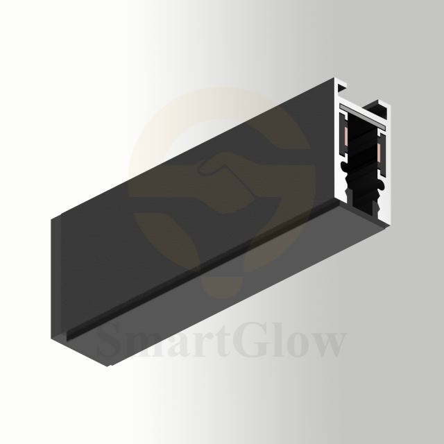 Low Voltage 24V Ultra Thin Aluminum Surface Mount Smart Magnet Track Lighting System