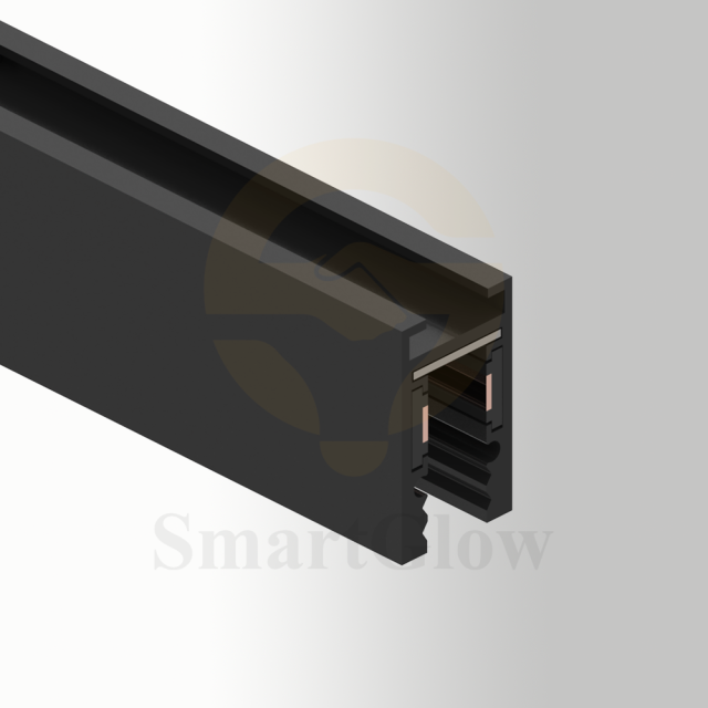 Low Voltage 24V Ultra Thin Aluminum Surface Mount Smart Magnet Track Lighting System