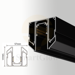 【SGM08】Film Stretch Ceiling Aluminum Profile Magnetic Track Linear Lights System