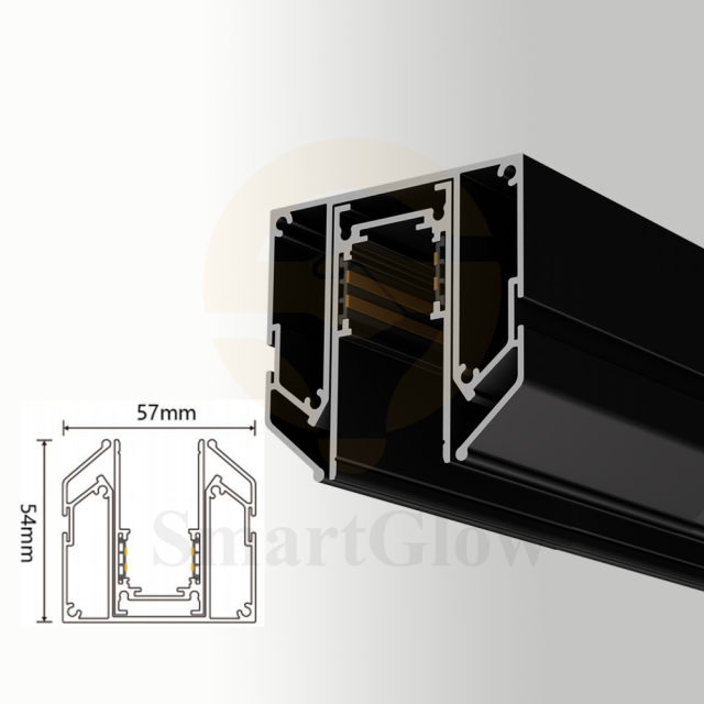 【SGM08】Film Stretch Ceiling Aluminum Profile Magnetic Track Linear Lights System