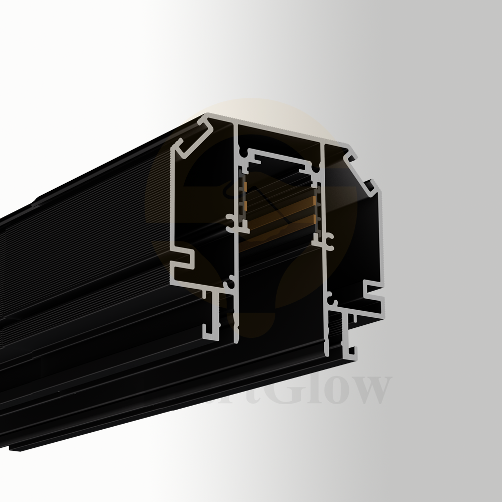LED Magnetic Lighting Aluminum Track 220V Magnetic Track Rail