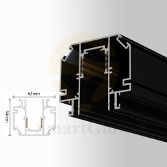 LED Magnetic Lighting Aluminum Track 220V Magnetic Track Rail