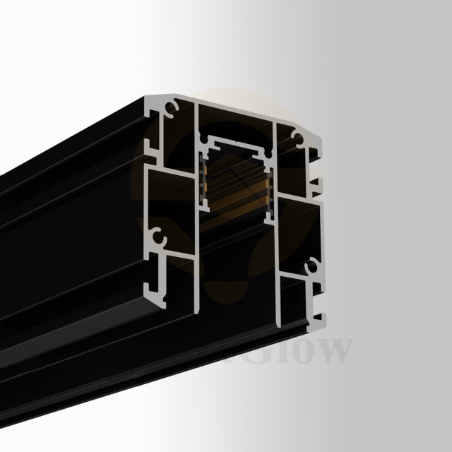 PVC Stretch Ceiling Recessed Magnetic LED Lighting Track Profile