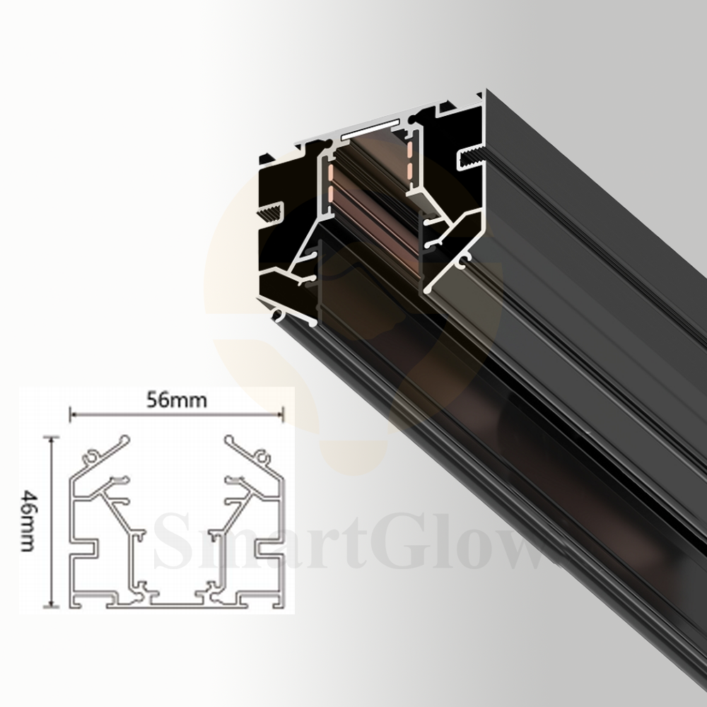 Recessed Track Light Linear LED Magnetic Track Rail Suitable for Stretch Ceiling