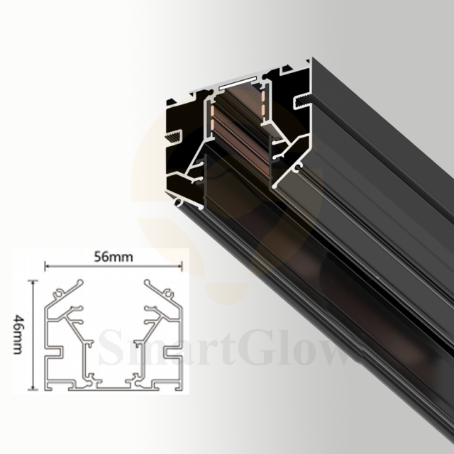 Recessed Track Light Linear LED Magnetic Track Rail Suitable for Stretch Ceiling