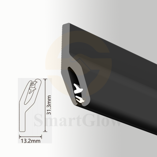 【SGPC08】LED Lighting Strip Frame Aluminum Profile for Stretch Ceiling