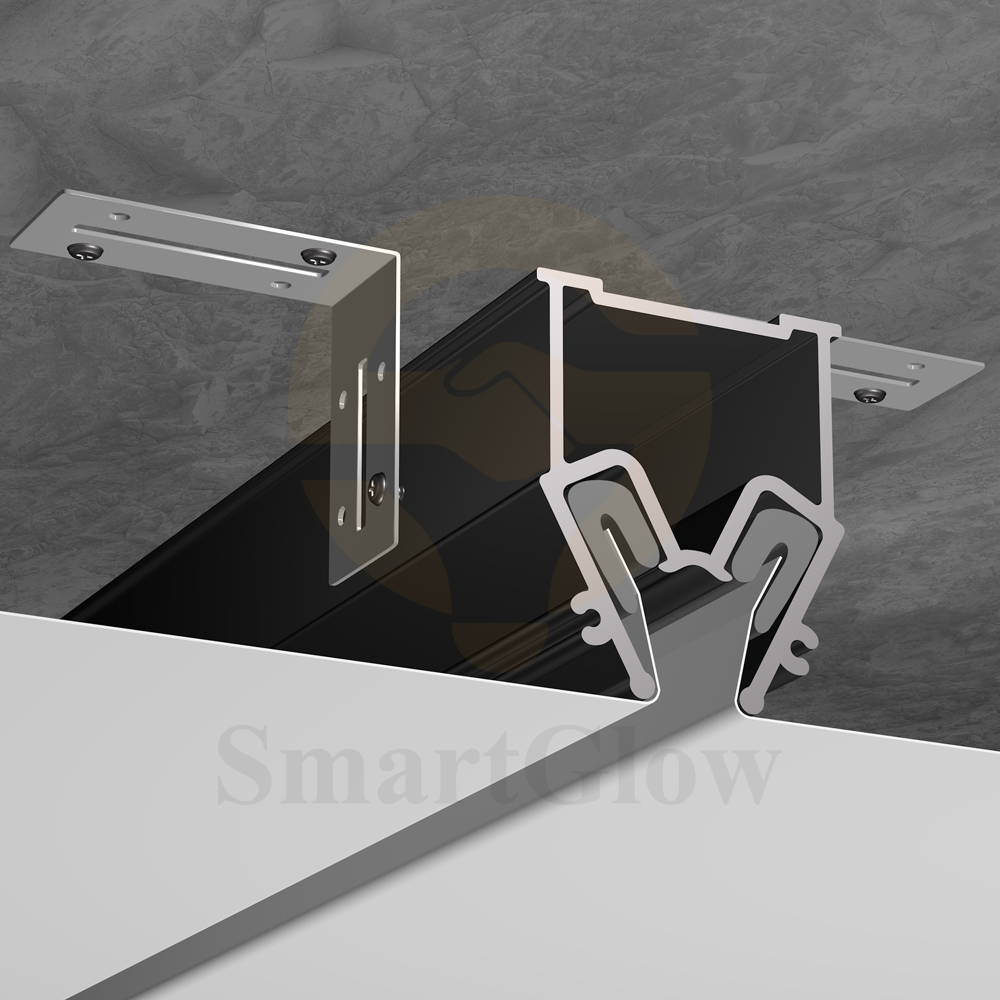 【SGW44】LED Magnetic Light Magnetic Track PVC Film Stretching Aluminum Profile