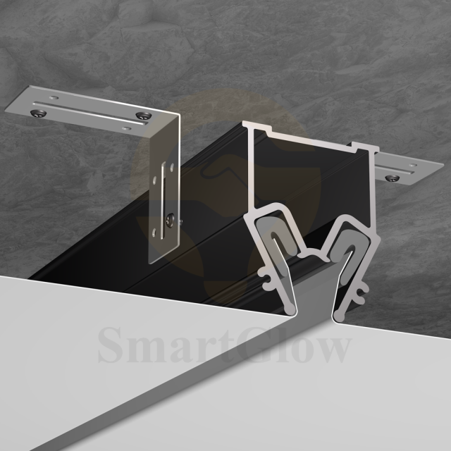 【SGW44】LED Magnetic Light Magnetic Track PVC Film Stretching Aluminum Profile