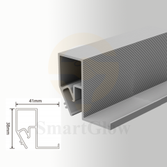 LED Strips Lighting Stretch Ceiling Aluminum Wall Profiles - Ceiling Mounted