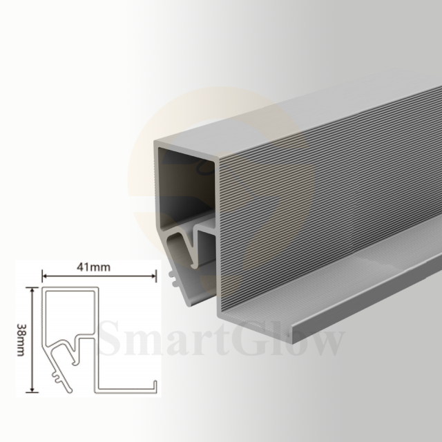 LED Strips Lighting Stretch Ceiling Aluminum Wall Profiles - Ceiling Mounted