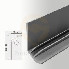 Stretch Acoustics Fabric Wall Track Aluminium Profile Frame - 34.4mm