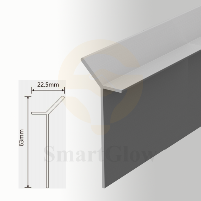 Stretch Fabric Acoustics Wall Track Aluminum Profile - Middle Track