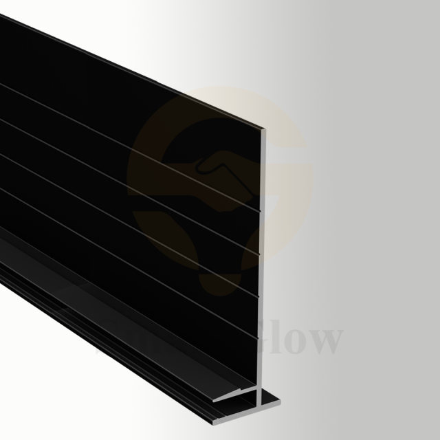 Stretch Fabric Soundproof Wall Track Aluminium Profile Frame - 60mm