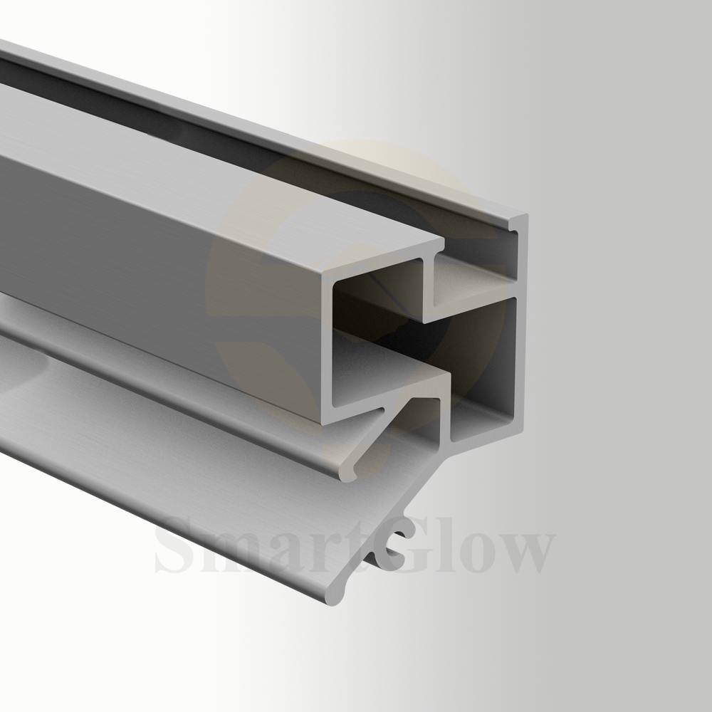 PVC Film Wall Aluminum Profiles