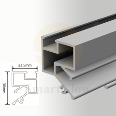 PVC Film Wall Aluminum Profiles