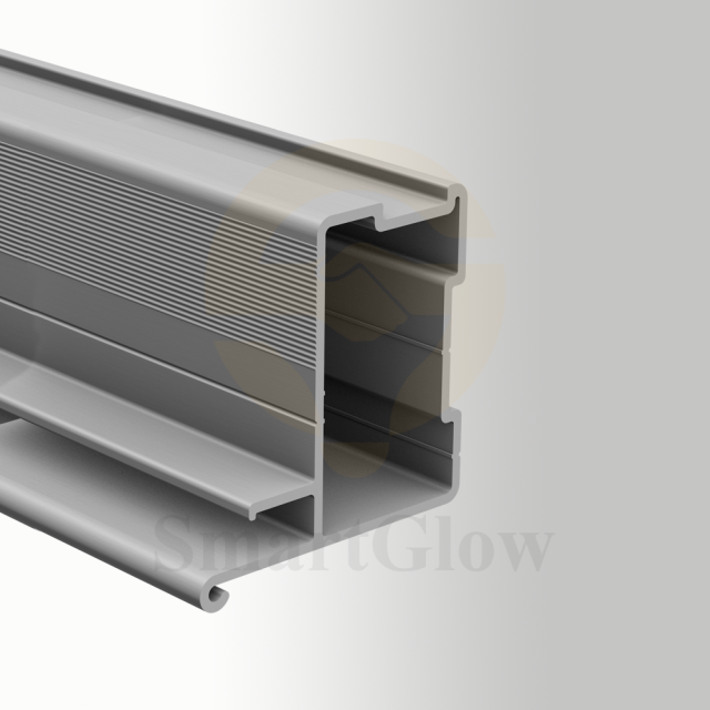 LED Lights Aluminum Profile Frame Stretch Fabric Ceiling for Wall