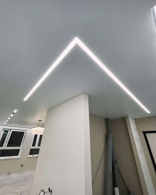 【SGL06】LED Linear Recessed Lighting Profile for Stretch Ceiling & Wall Wash System