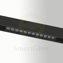 48V 20mm Zigbee Control Single Controlled Linear Magnetic Grille Light Series