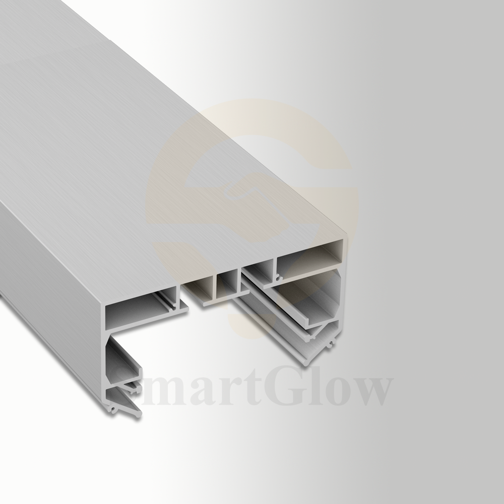 PVC Ceiling Recessed Mounted Curtain Track Rail Aluminum Profiles