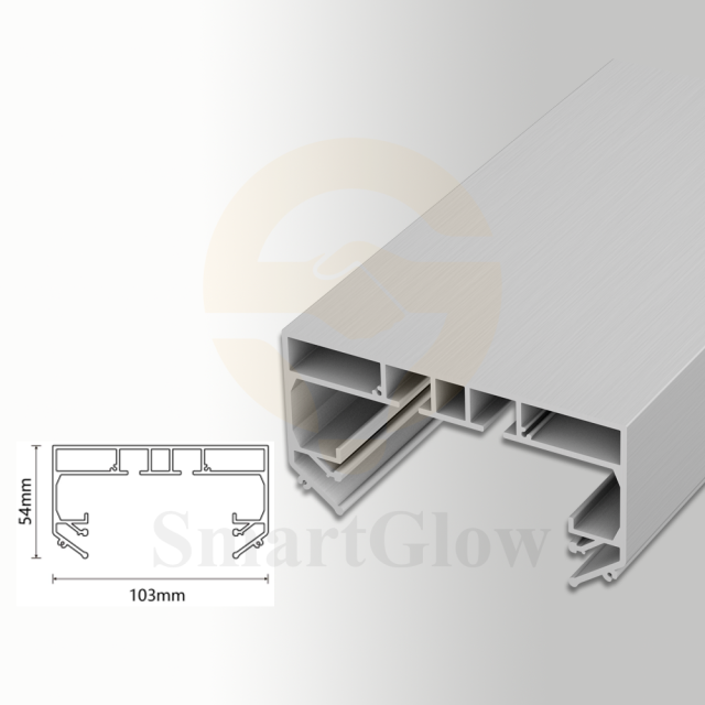 PVC Ceiling Recessed Mounted Curtain Track Rail Aluminum Profiles