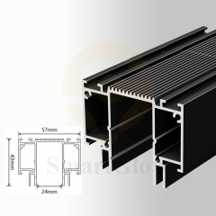 【SGL06】LED Linear Recessed Lighting Profile for Stretch Ceiling & Wall Wash System